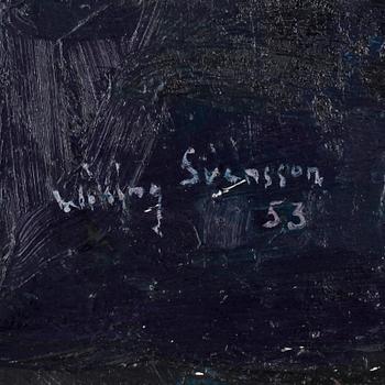 WIKING SVENSSON, olja på duk, signerad och daterad -53.