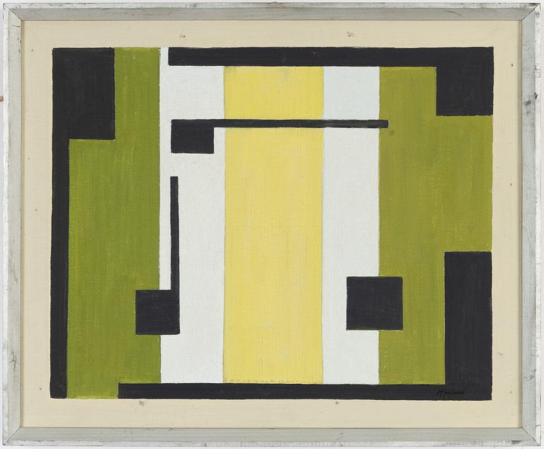 Martin Säflund, oil on canvas, signed.