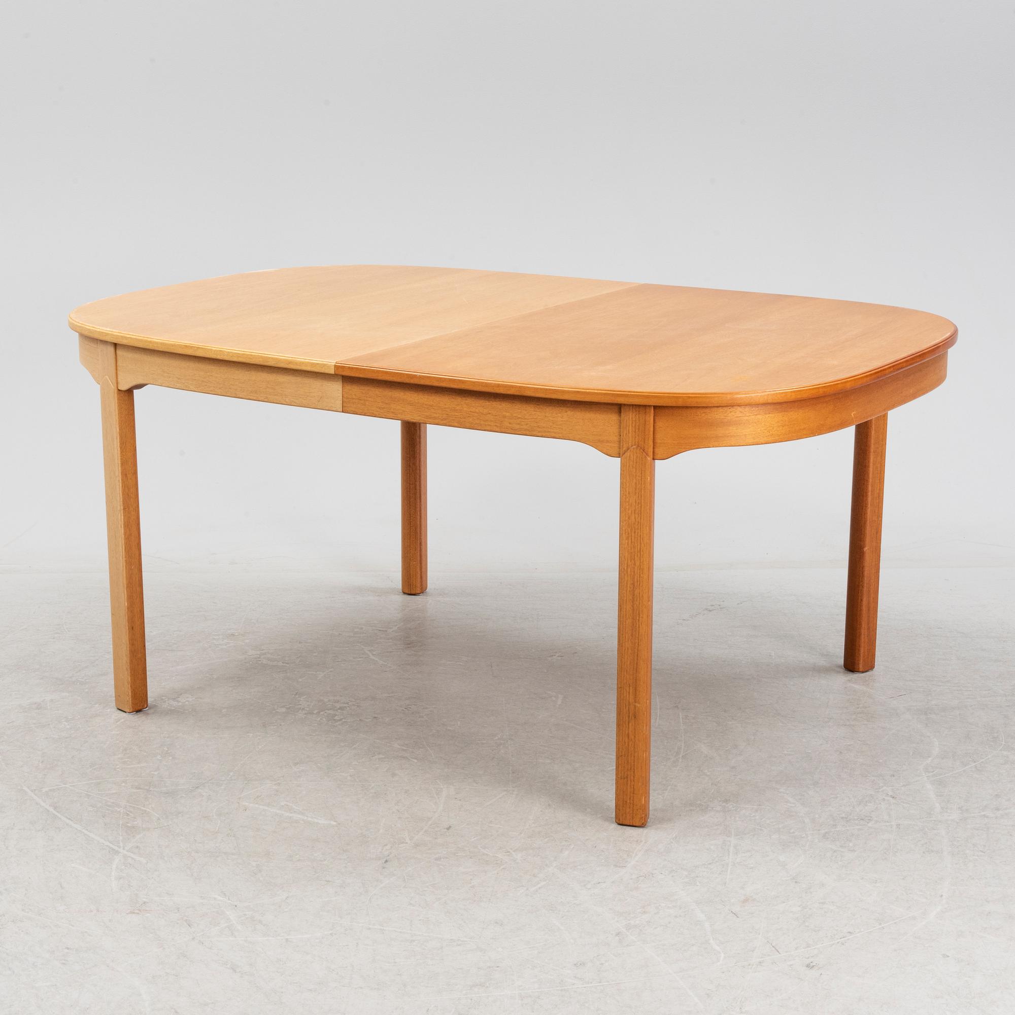 Carl Malmsten, an 'ambassadör' dining table, second half of the 20th century.