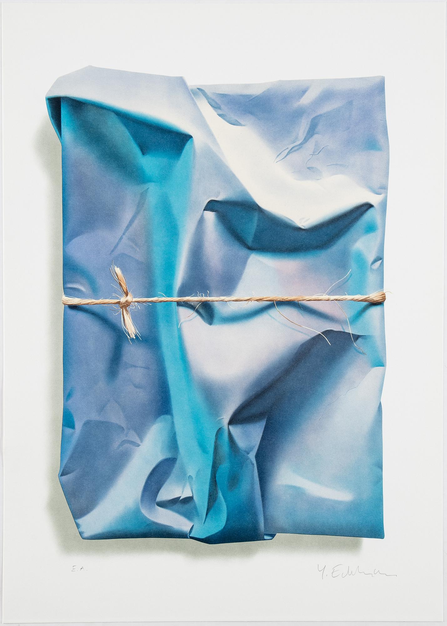 Yrjö Edelmann, färglitografi, 2003, signerad EA.