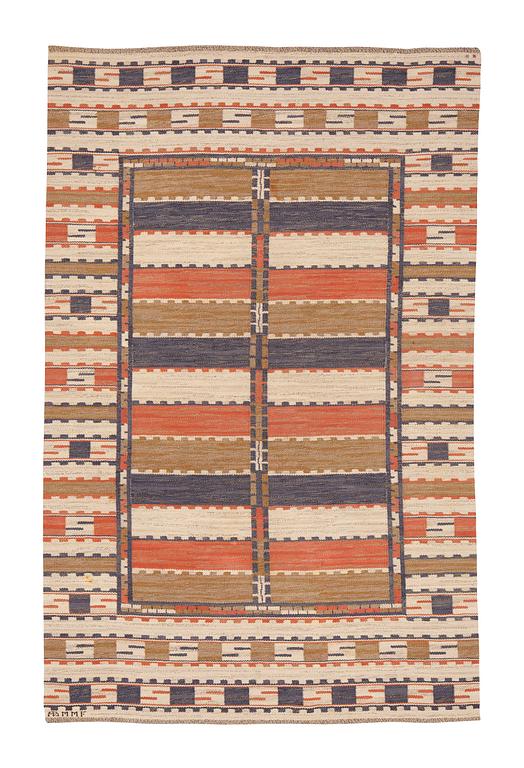 Märta Måås-Fjetterström, a carpet, "Sommarmattan", flat weave, ca 277,5 x 180,5 cm, signed AB MMF.