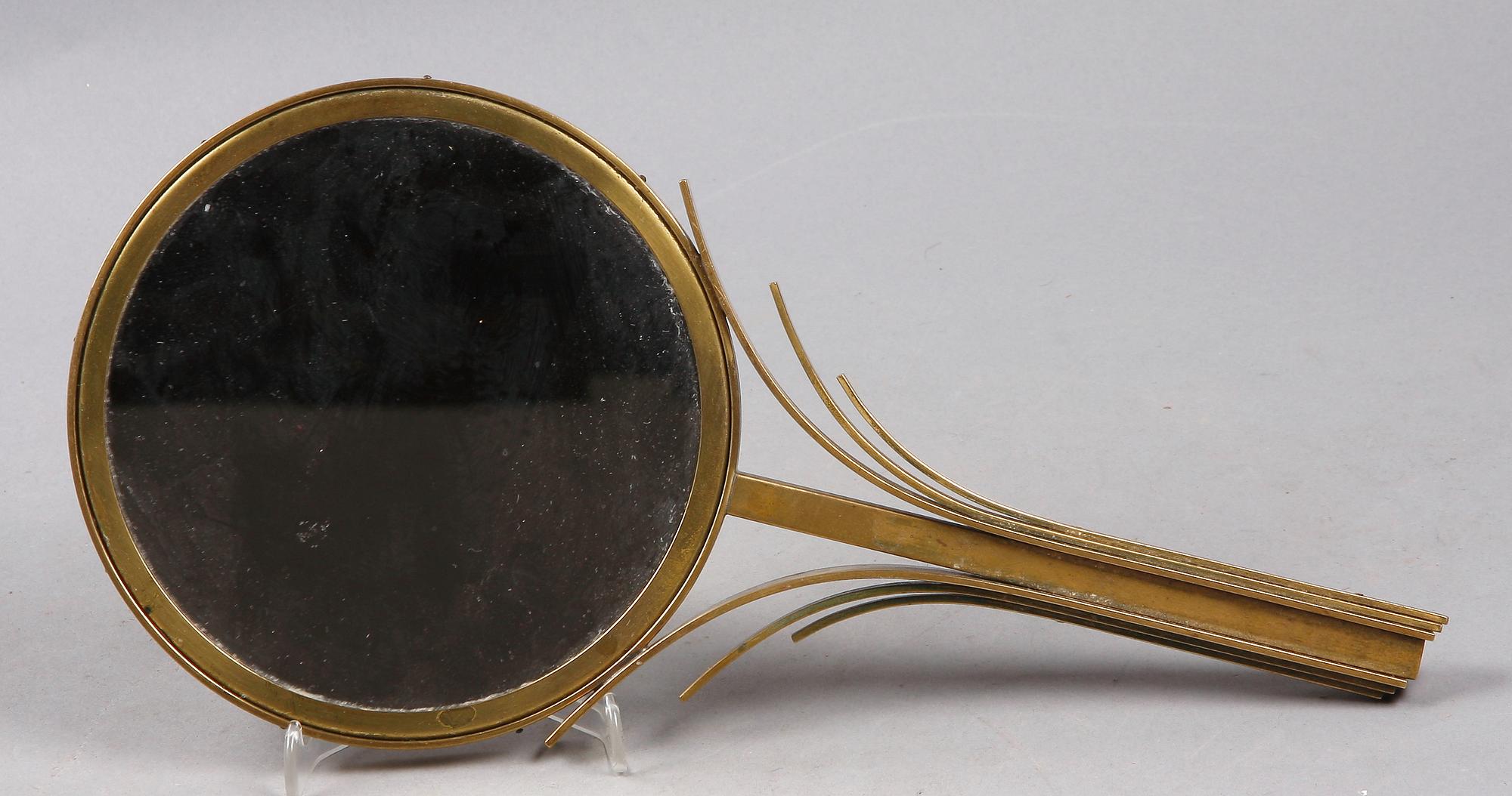HANDSPEGEL, troligen Ystad metall, Art Deco, 1900-tal.