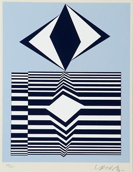 586. Victor Vasarely, COMPOSITION.