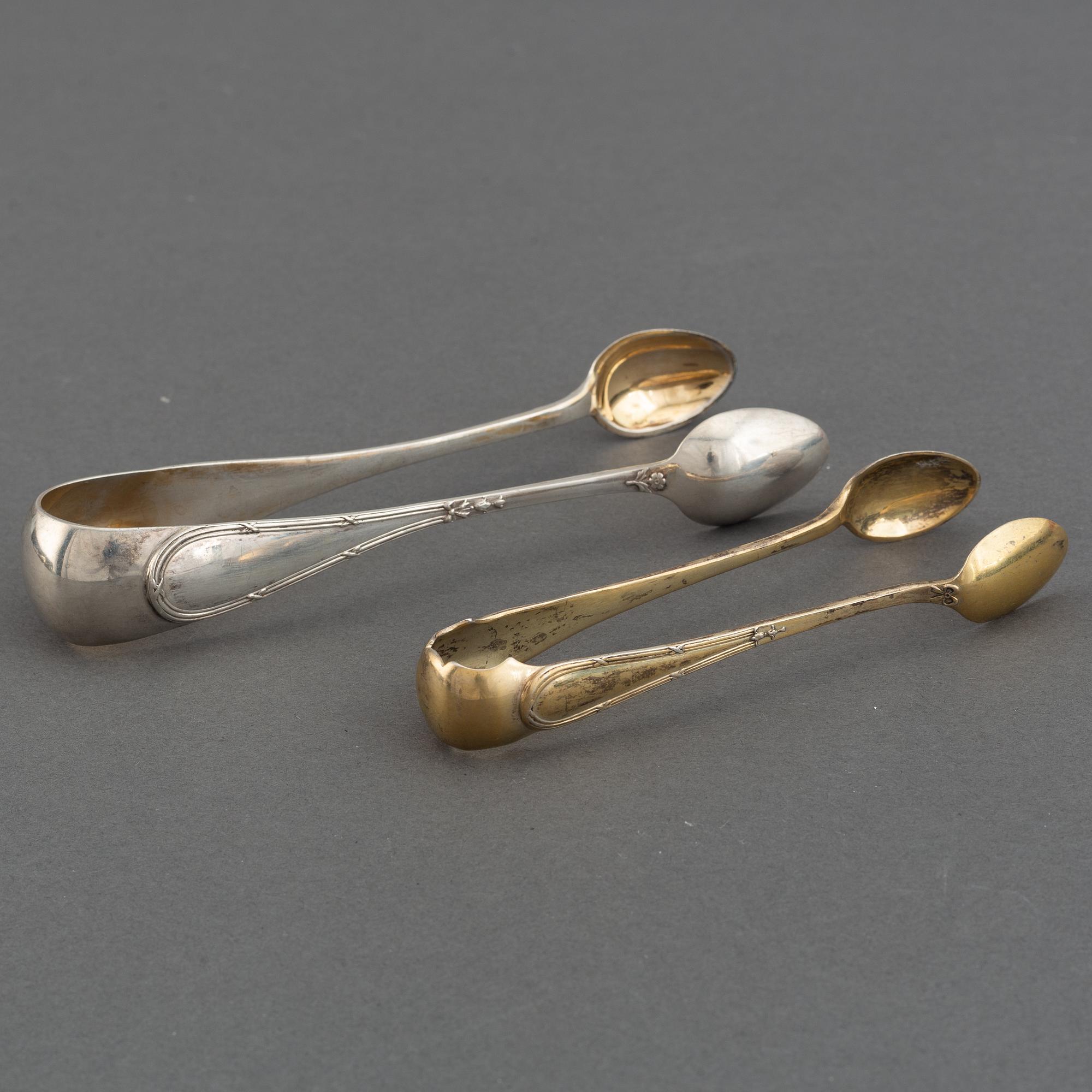 A Swedish silver cutlery service, model 'Rosen', incl CG Hallberg, K Anderson, Stockholm. (272 pieces).