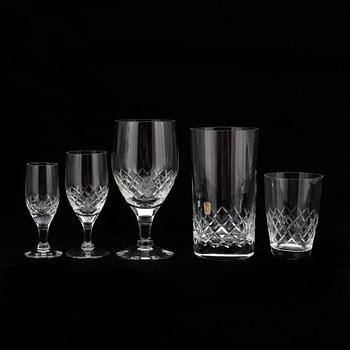 SERVISDELAR, 43 st, glas, Johansfors, 1900-talets mitt.