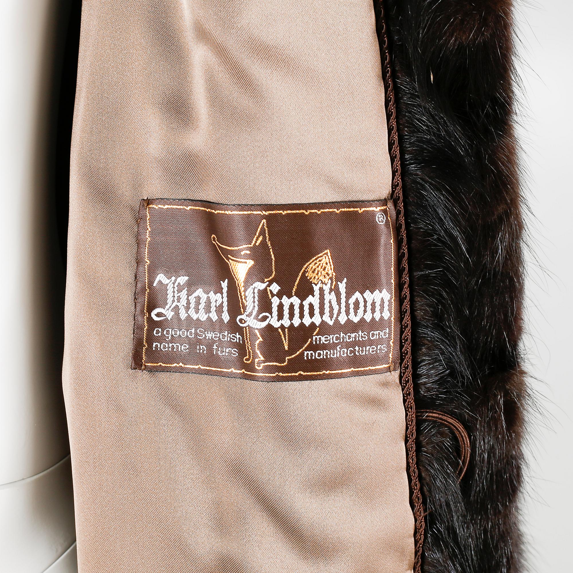 A mink fur coat from Karl Lindblom.