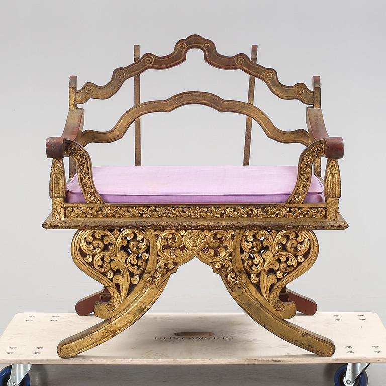 KARMSTOL, orientalisk, omkring år  1900.