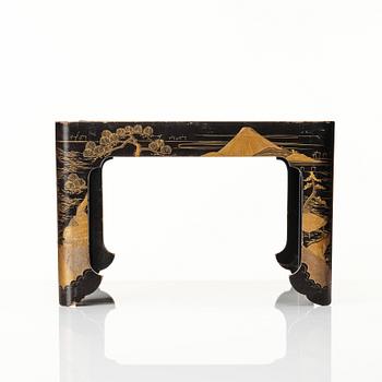 A Japanese lacquer stand, Meiji (1868-1912).