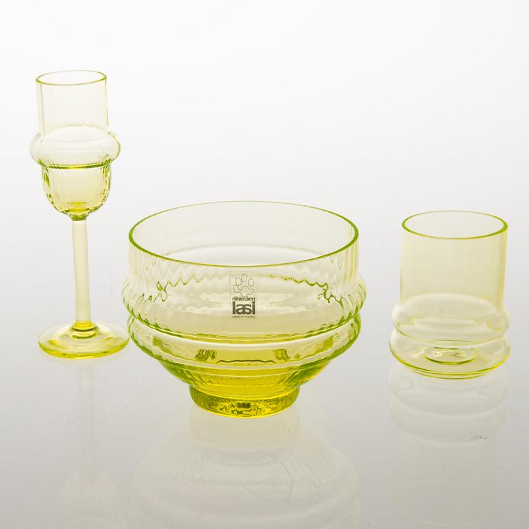 NANNY STILL 16-piece set of Sultan Glassware by Riihimäen Lasi Oy, 1960s.