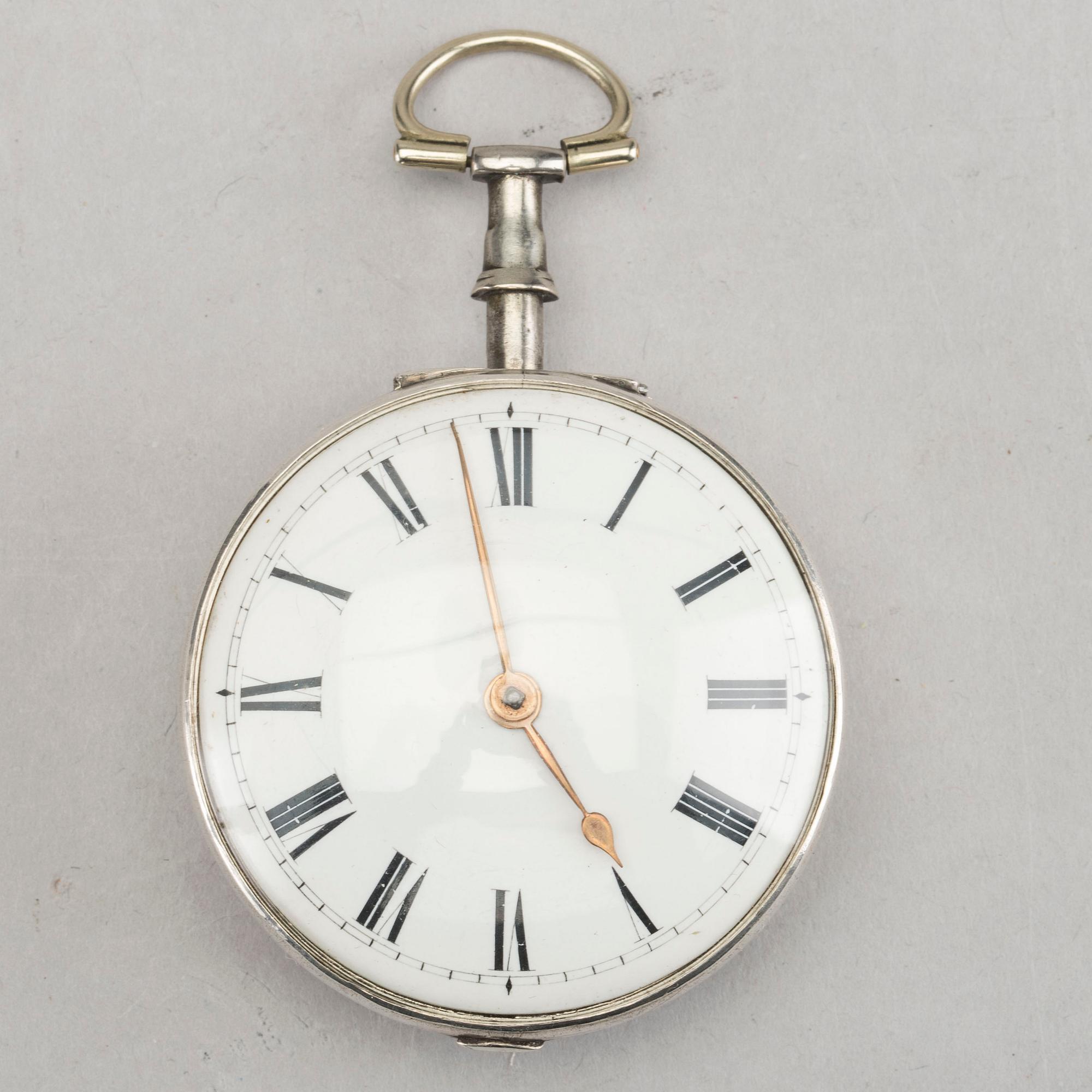 BENJAMIN ASH CHATHAM, pocket watch, turn of the century 1800, ca 49 mm.