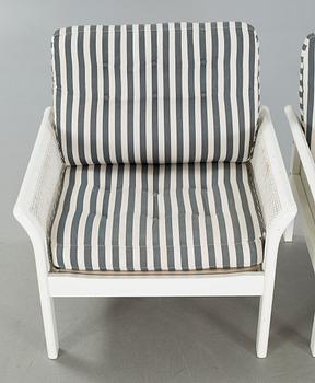 FÅTÖLJER, ett par, Dux, 1900-talets andra hälft.