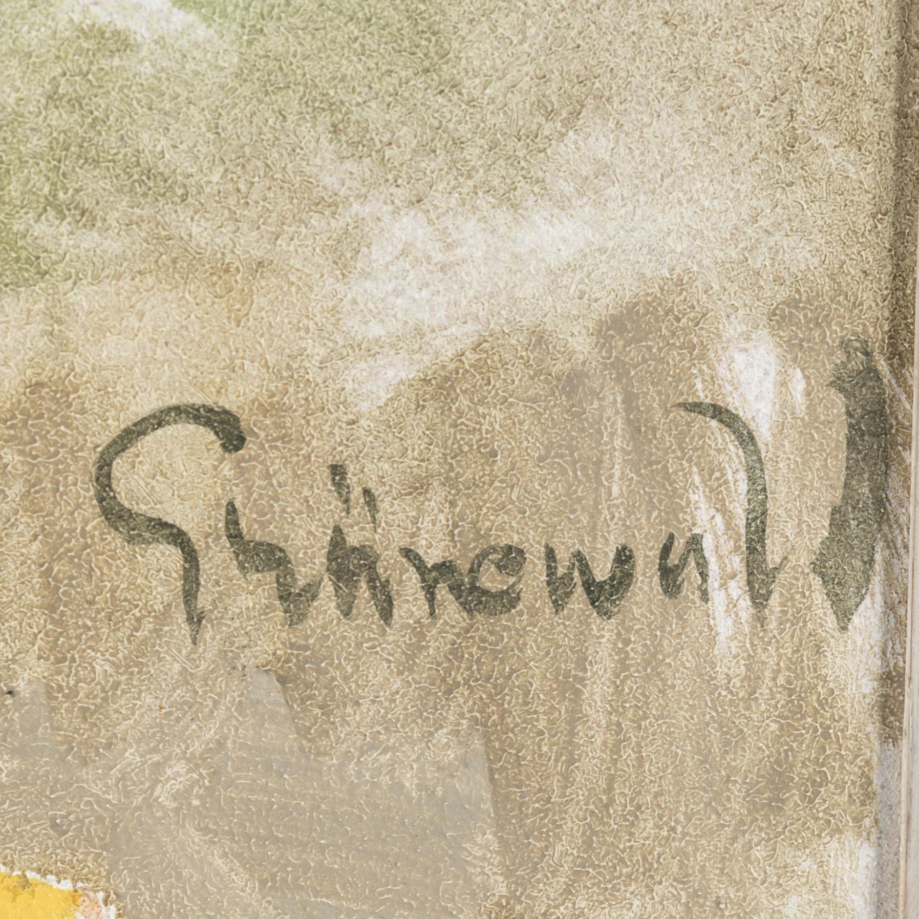 ISAAC GRÜNEWALD, oil on panel, signed Grünewald.