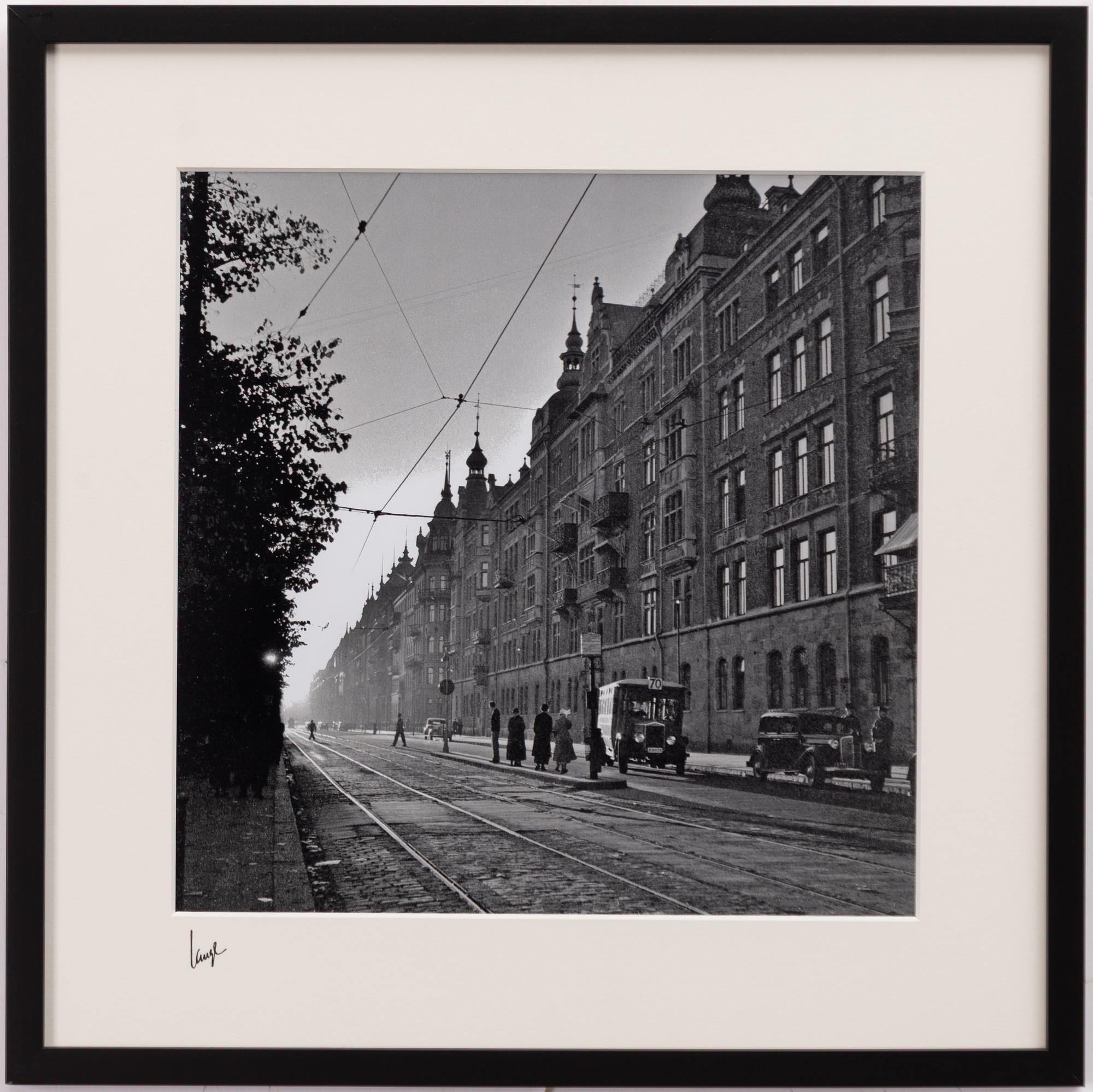 Åke Lange, "Buss 70 Strandvägen 1930-talet".