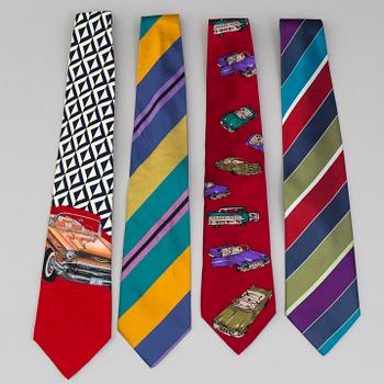 A set of four  Dolce&Gabbana ties.