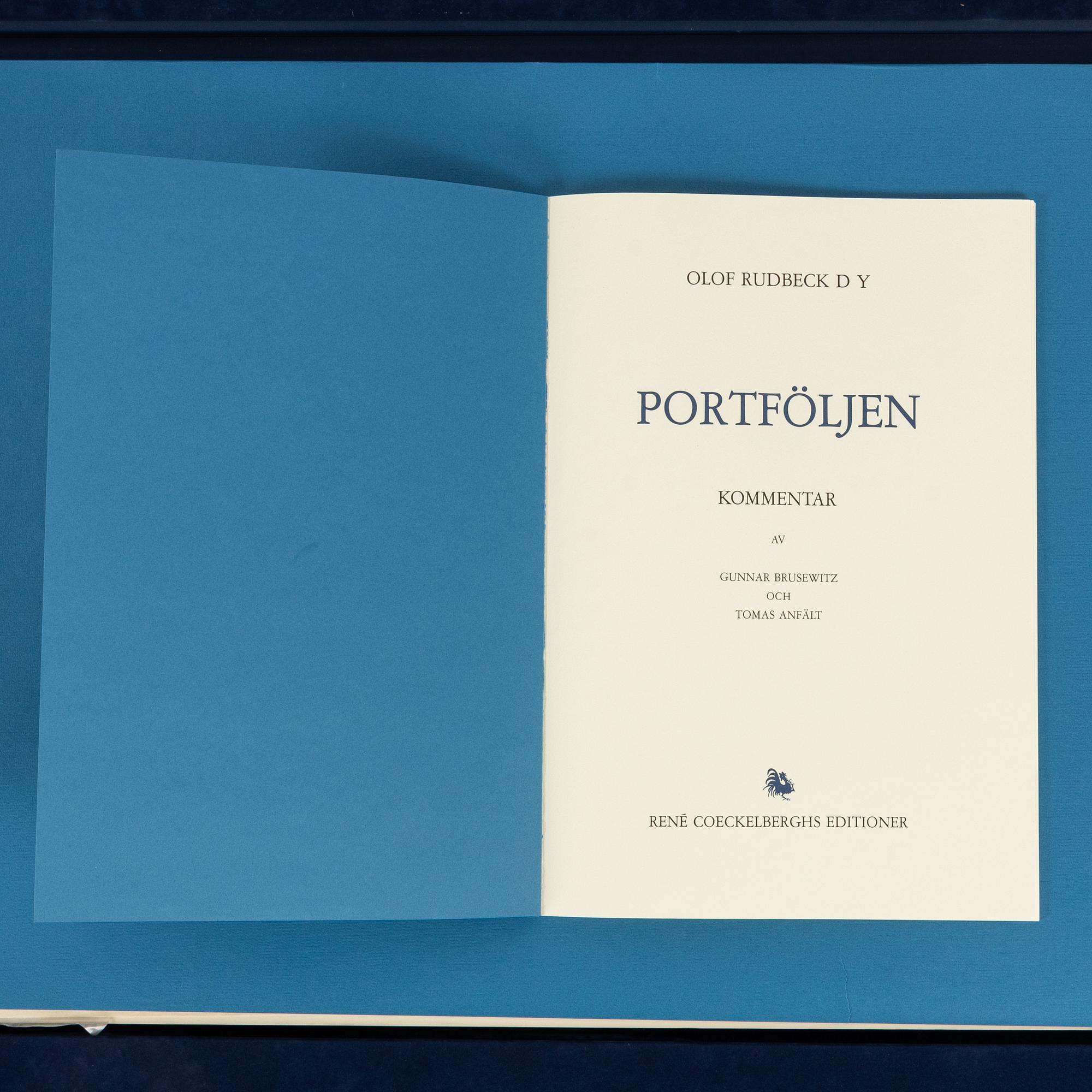 Olof Rudbeck the Younger, "Svenska fåglar", 2 portfolios.