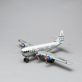 FLYGPLAN, Boeing 377 Stratocruiser.  Pan American World Airways' Clipper. Made in West Germany. 1960-tal.