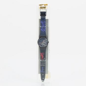 Swatch, Tristan, wristwatch, 34 mm.