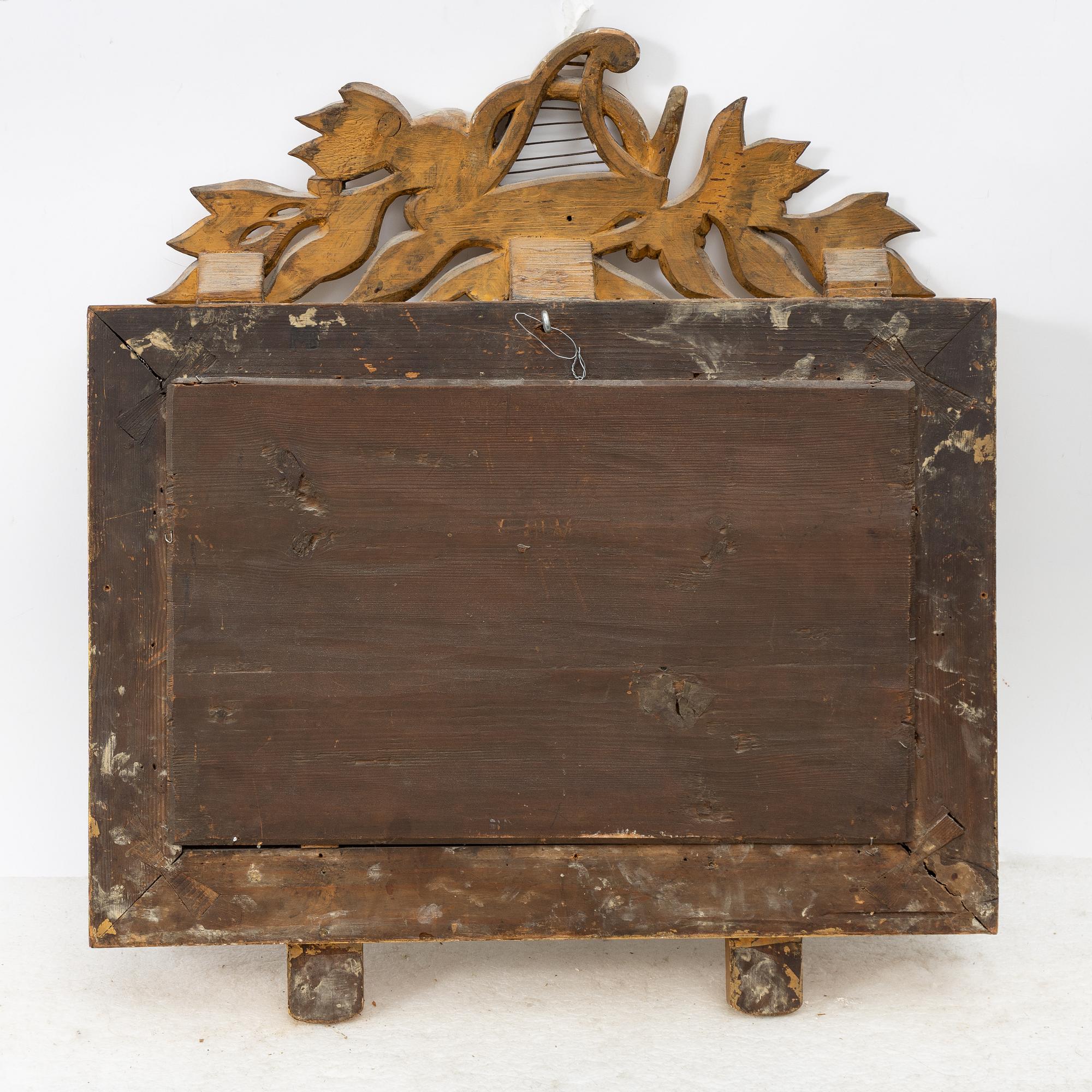 Spegellampett, västsvensk, 1800-tal.