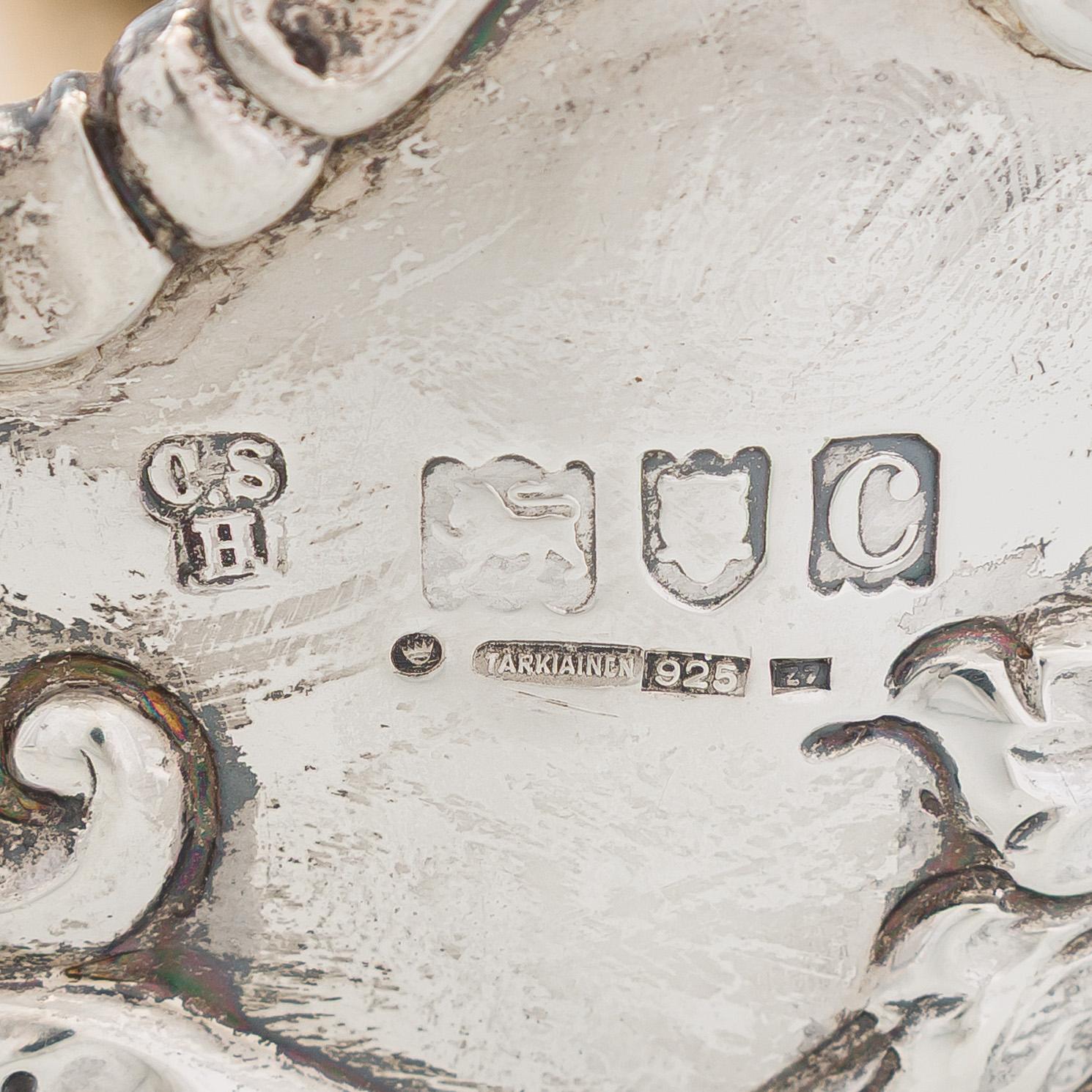 Charles Stuart Harris, malja, sterlinghopeaa, Lontoo 1898.