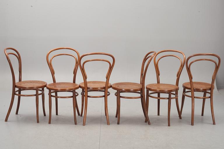 STOLAR, 6 st, Josef Hoffmann, 1900-talets första hälft.