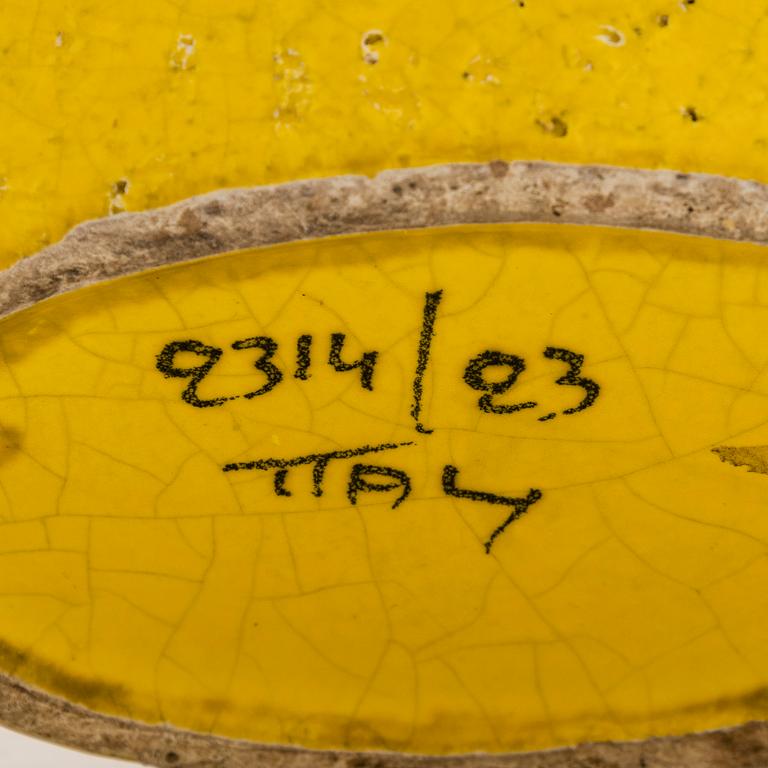 Aldo Londi, Rasia ja maljapari, keramiikkaa, Bitossi, Montelupo Fiorentino, Italia 1961 ja 1950-luvun loppu.