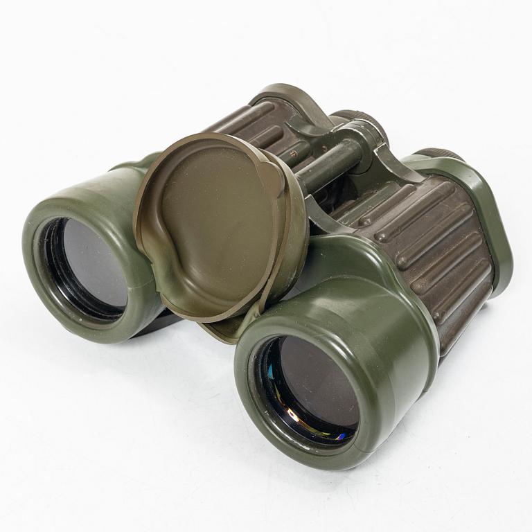 Binoculars, "Dienstglas" Bundeswehr, Hensoldt Wetzlar, 10x50.