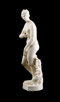 FIGUR, parian, Gustafsberg 1891.