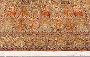A carpet, Silk Kashmir, sk 24X24 297 x 186 cm.