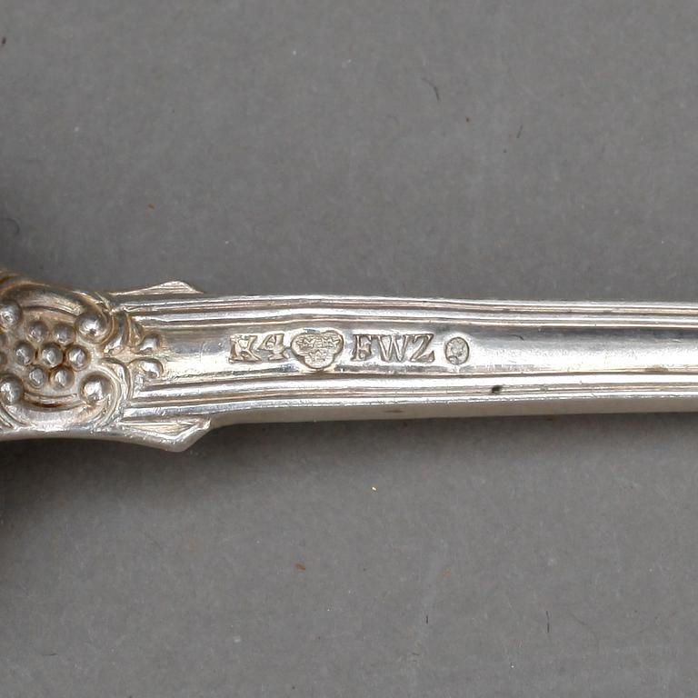 PARTI BESTICK, 27 delar, silver, vikt ca 960 gram. Bl a GAB, Stockholm 1917.