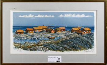 Roland Svensson · SVENSSON, ROLAND. Färglitografi, sign och numr 247/350. 