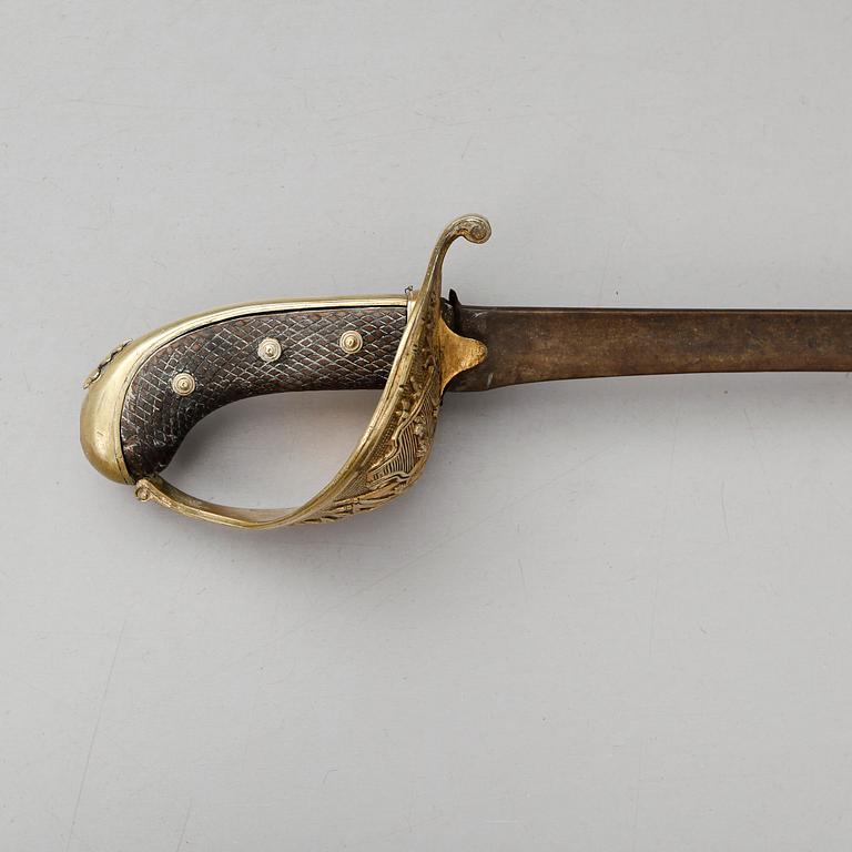 SABEL, m/1852, för officer vid Livregementet till fots.