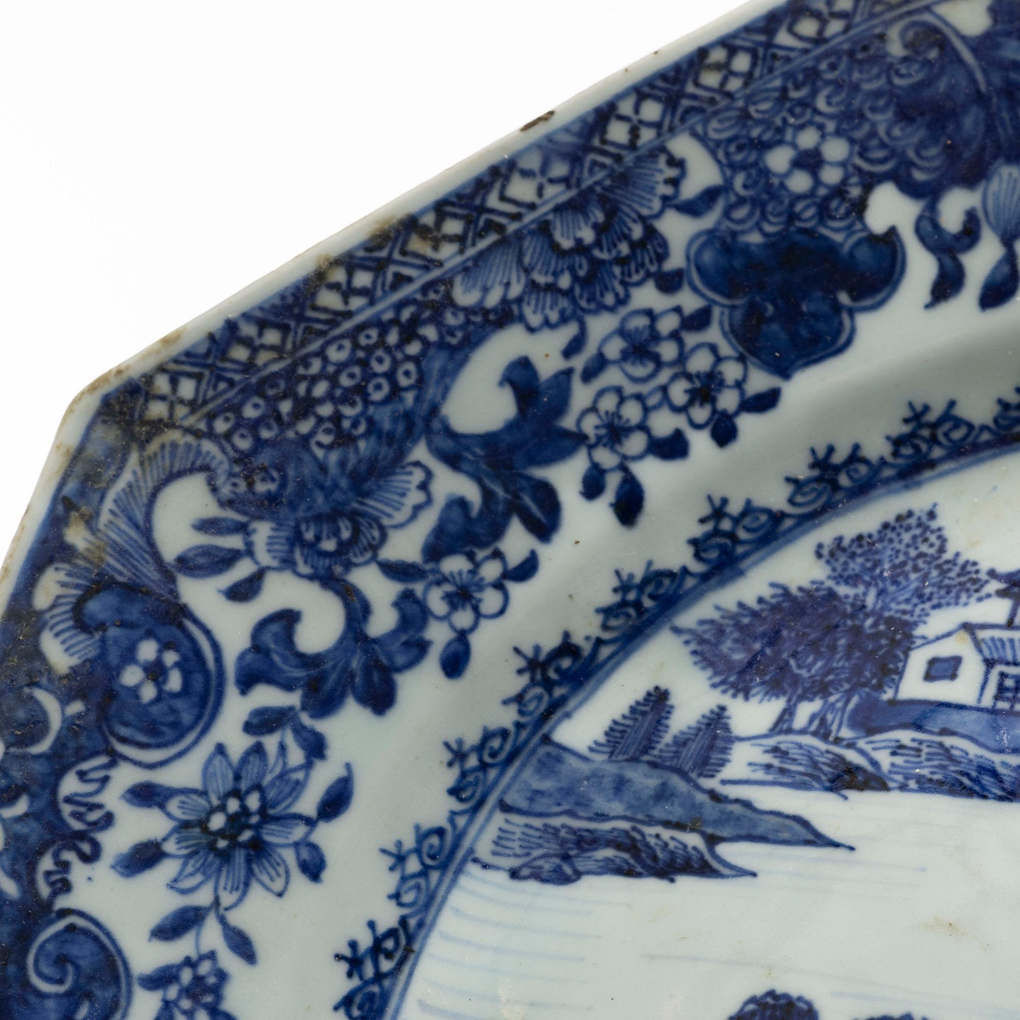 Stekfat, kompaniporslin, Kina, Qingdynastin, Qianlong (1736-95).