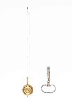 A gustavian style wall clock, 19th / 20th century.