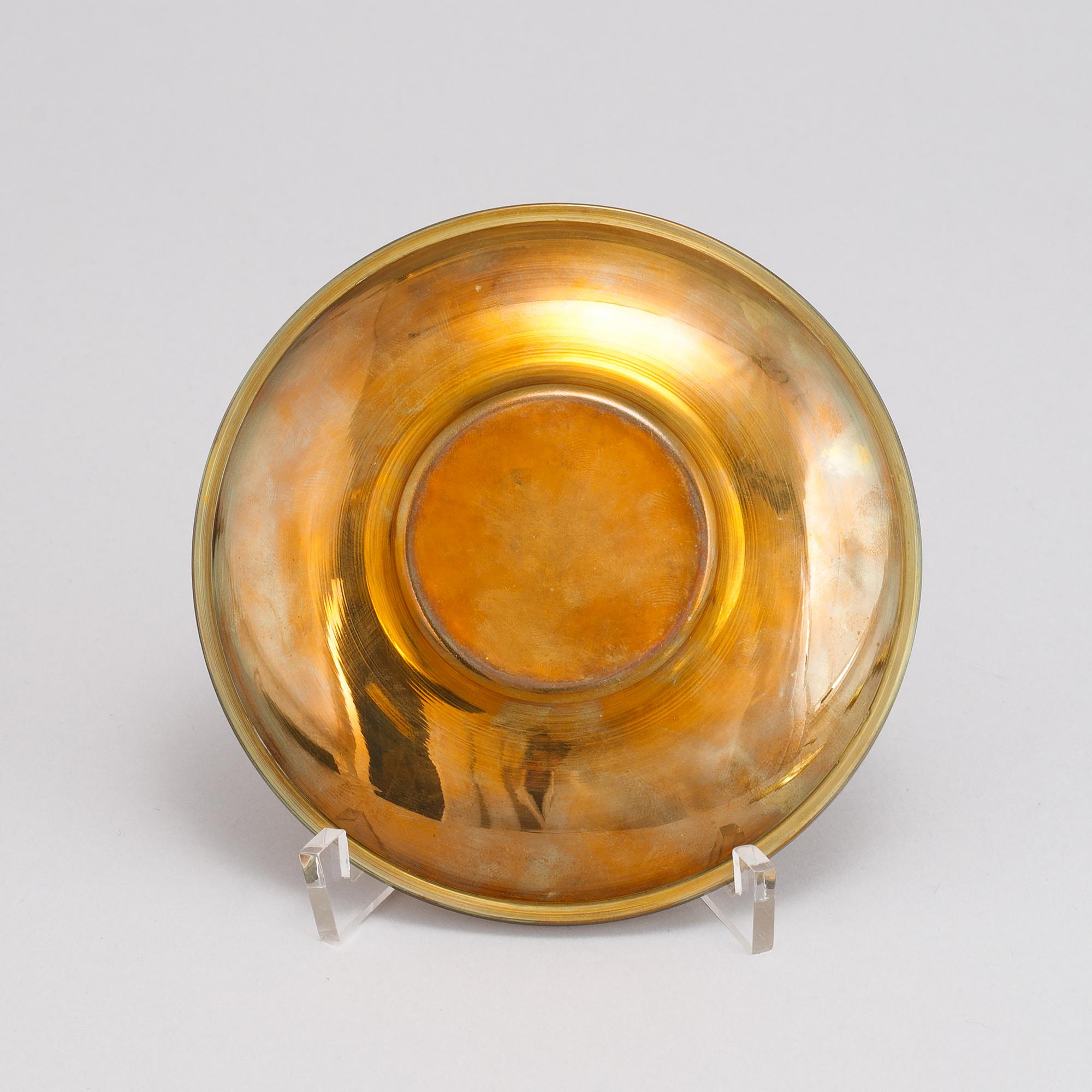 Five silver plates by Ilias Lalagounis, Greece.