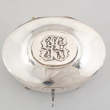 Gustaf Folcker, sockerskrin, silver, Stockholm 1817. Empire.