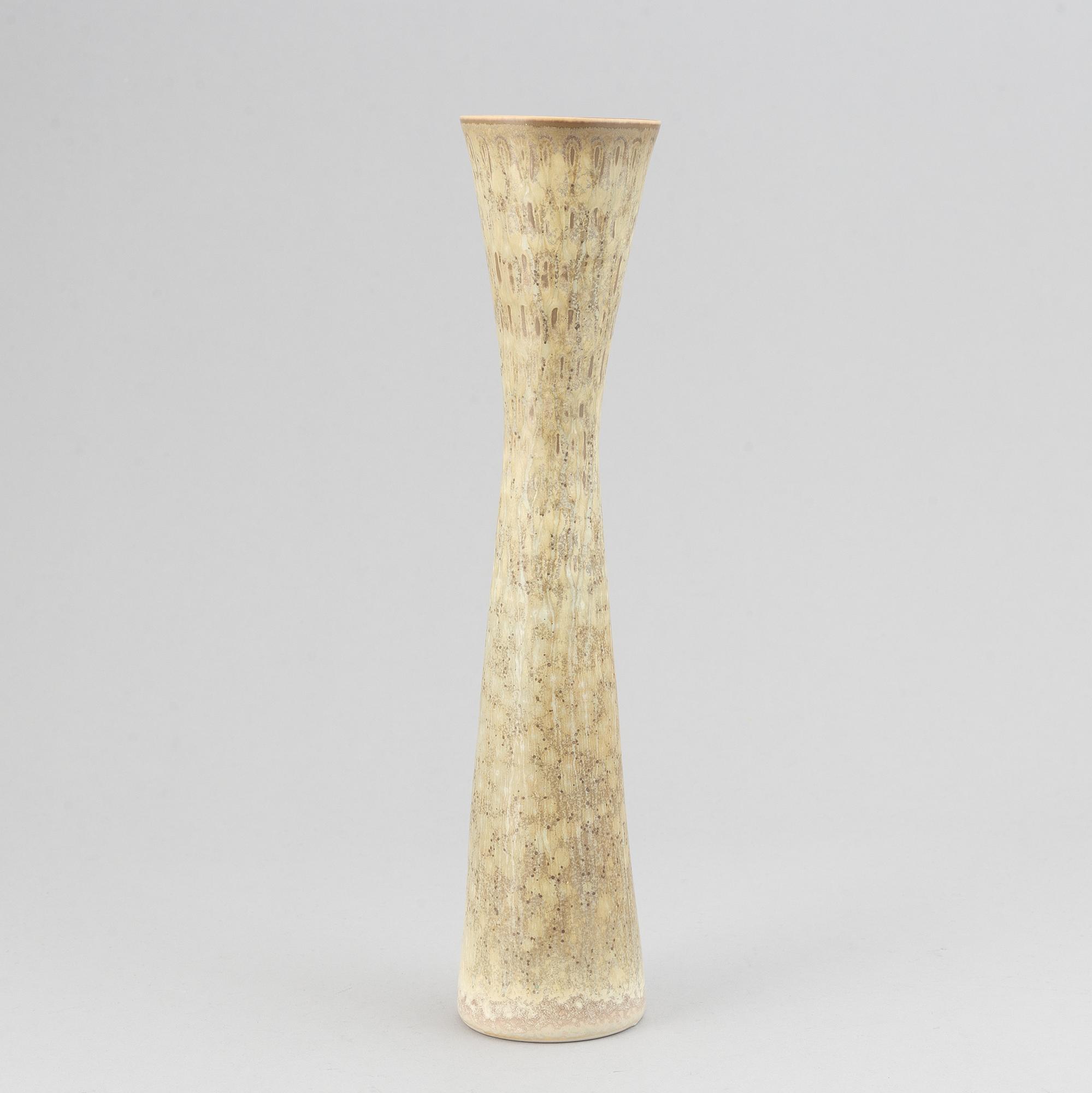 Carl-Harry Stålhane, a 1940/50s stoneware vase, Rörstrand Sweden.