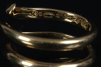 RING, 18 K guld, "Magic", Georg Jensen.