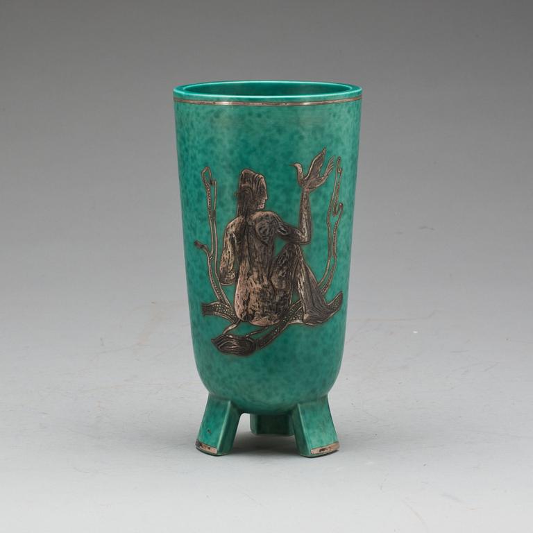 VAS, stengods, "Argenta", Wilhelm Kåge, Gustavsberg.