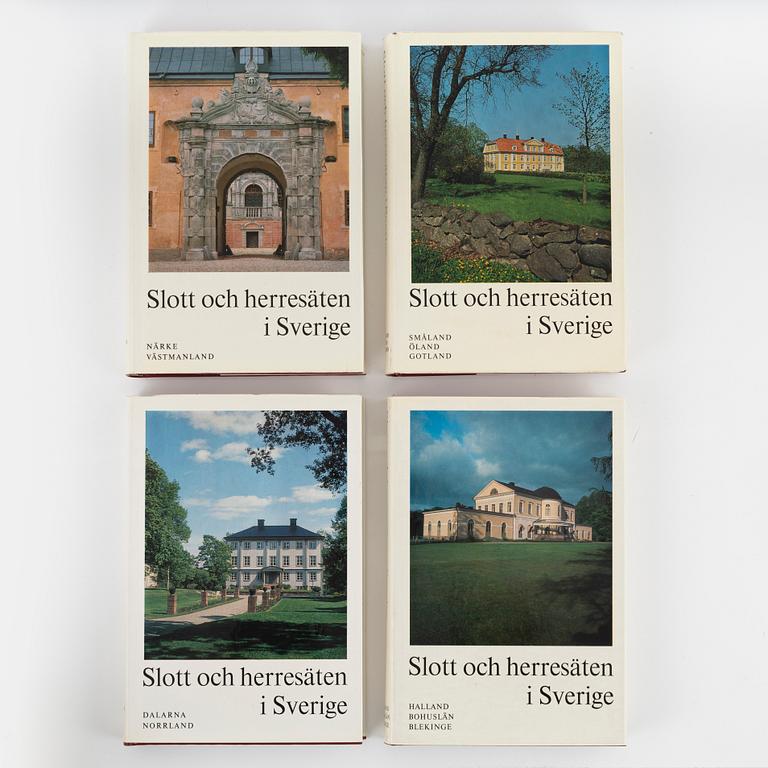 "Svenska Slott och Herresäten", 15 volumes, Allhems Förlag, Malmö, Sweden, 1966-71.