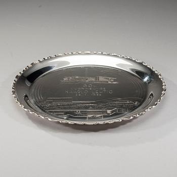 BRICKA, silver, Hopeakeskus, Tavastehus 1961.Vikt 563,7 g.