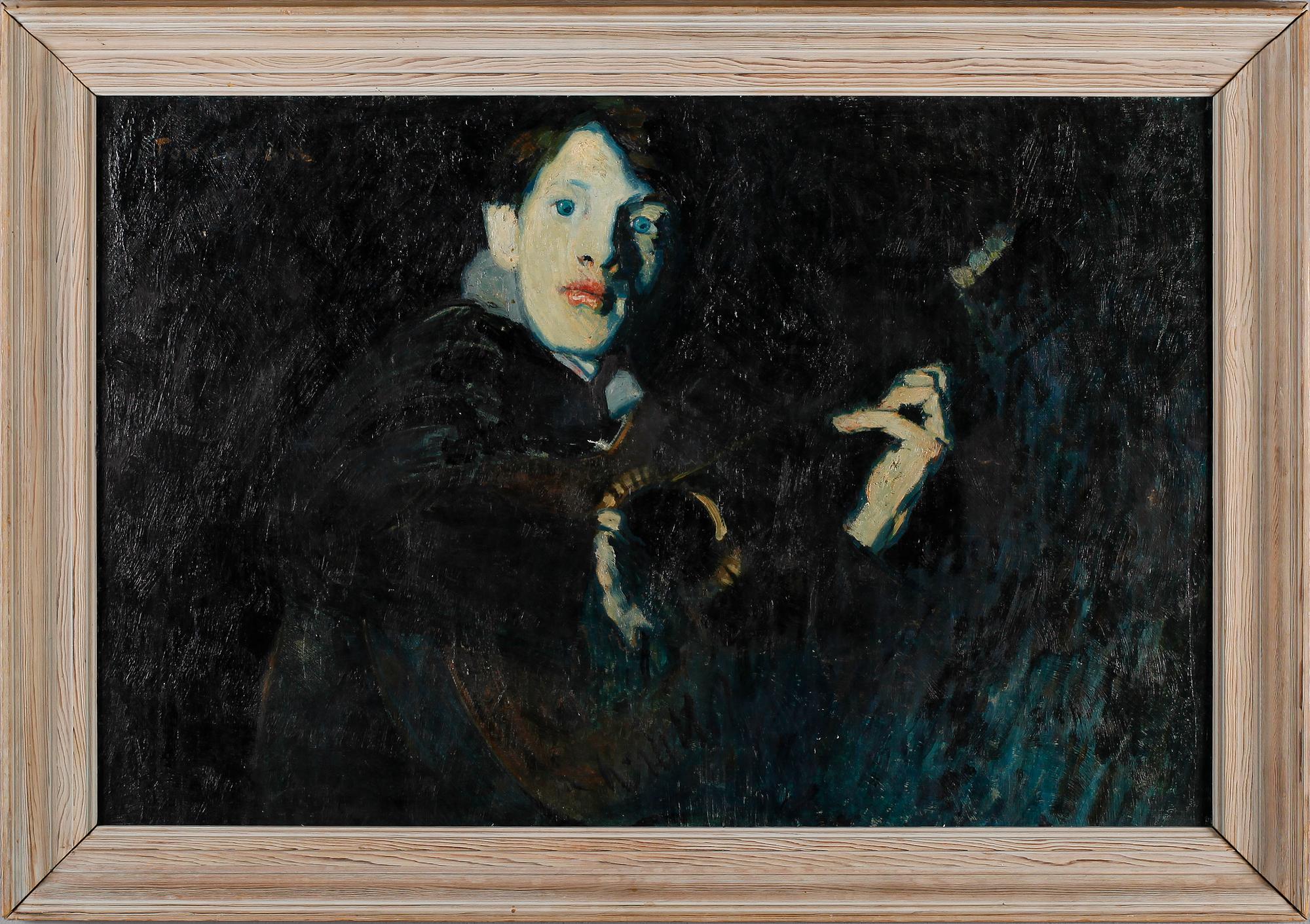 RODOLPHE FORNEROD, olja på duk, signerad.