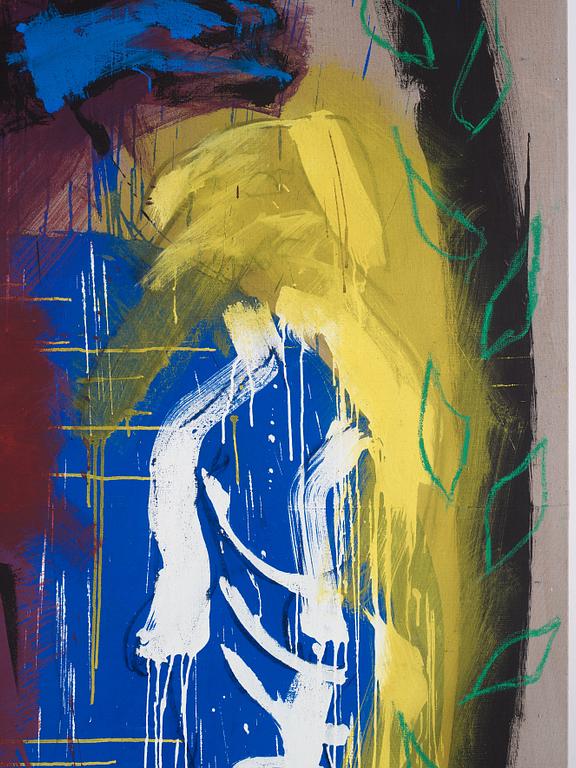 Anette Abrahamsson, signed and dated 1984 verso. Oil on canvas.