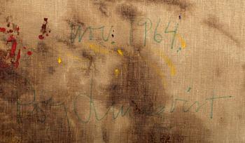 ROY LINDQUIST, olja på duk, signerad och daterad nov 1964.