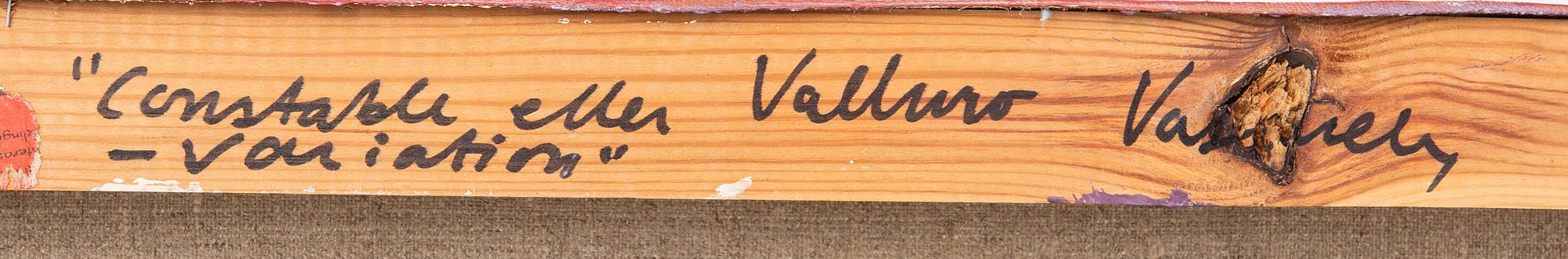 Thomas Holm, "Constable or Poppy Vasarely - variation".