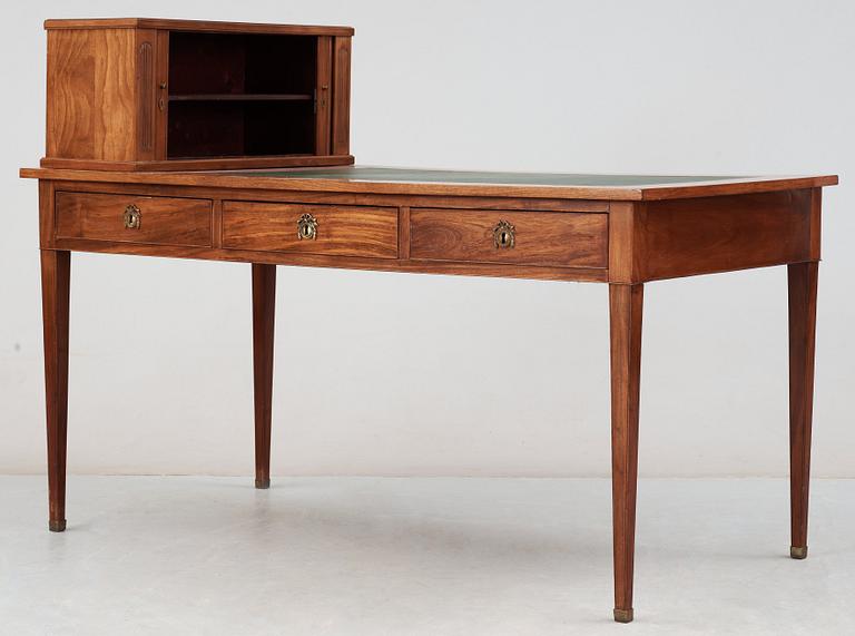 A late Gustavian late 18th century writing table.