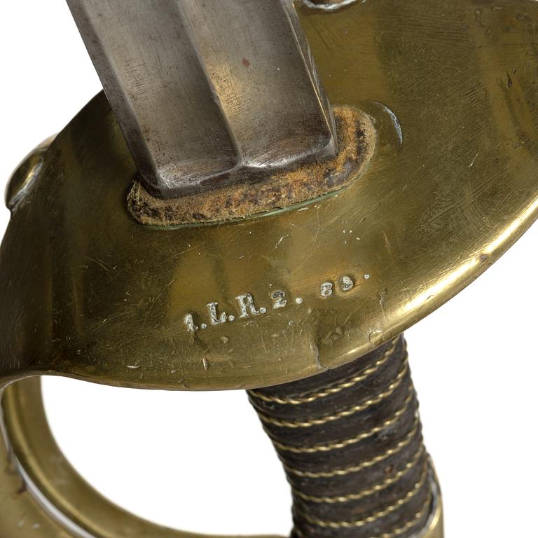 Pallasch för kyrassiär, Frankrike, 1800-talets början.