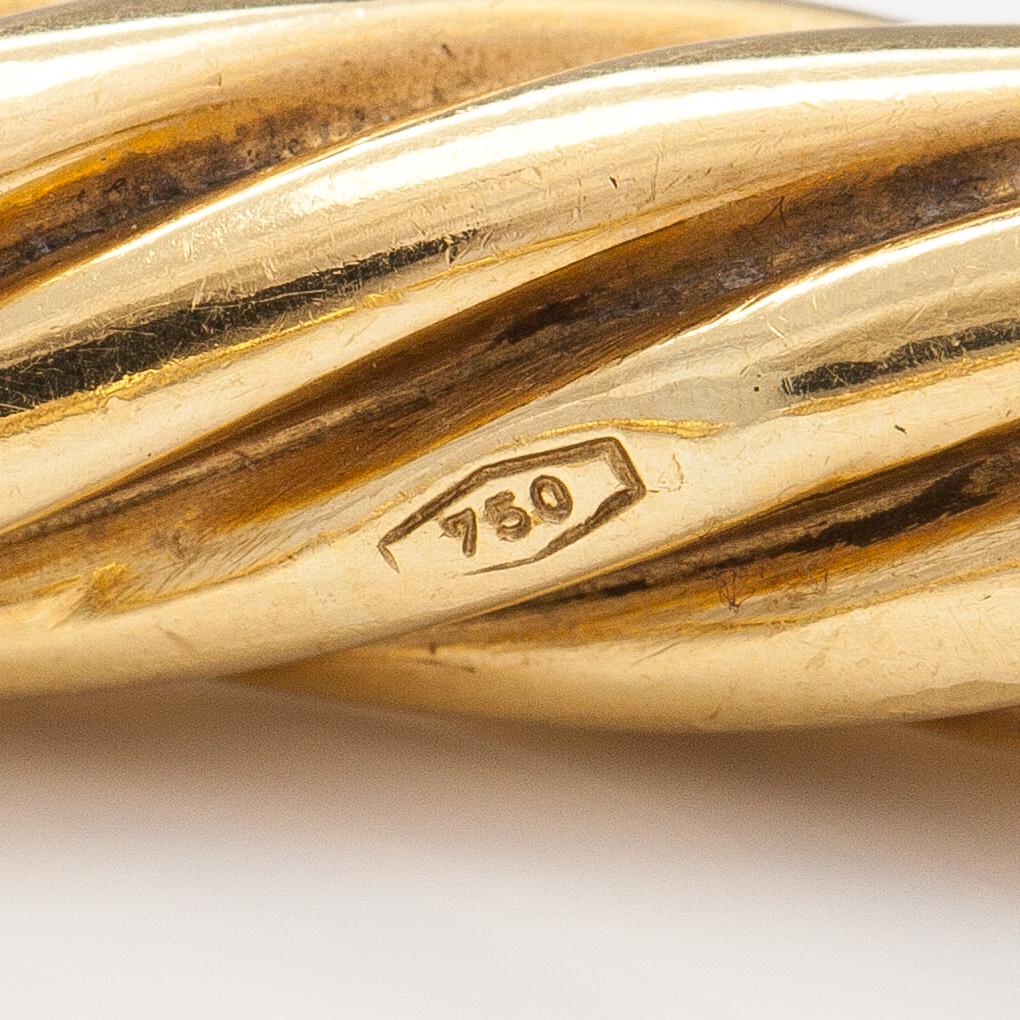 Armband, 18K guld, rubiner och odlade pärlor.