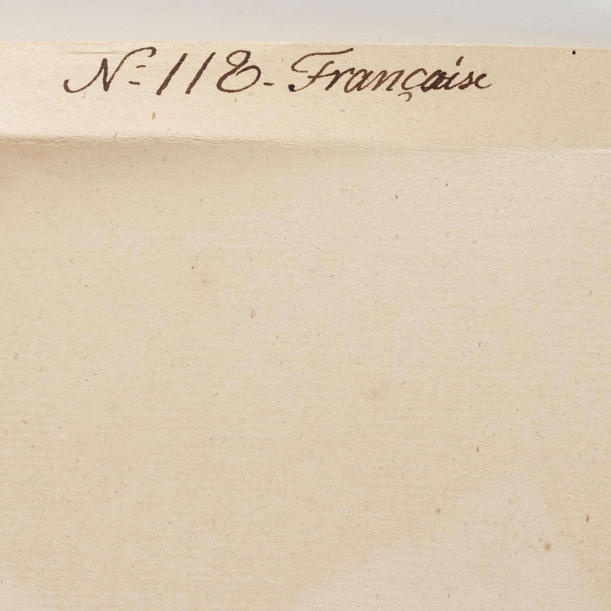 ITALIENSK SKOLA 1700-TAL, osignerad. Rödkrita, bildyta 30 x 18 cm.