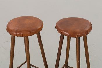 A pair of second half of the 20th century stools.