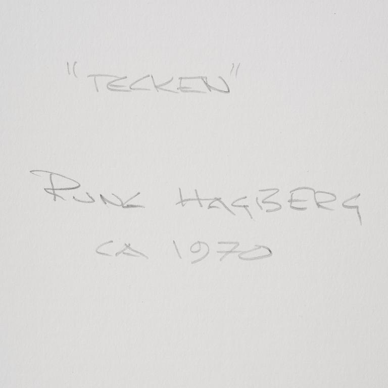 Rune Hagberg, "Tecken".